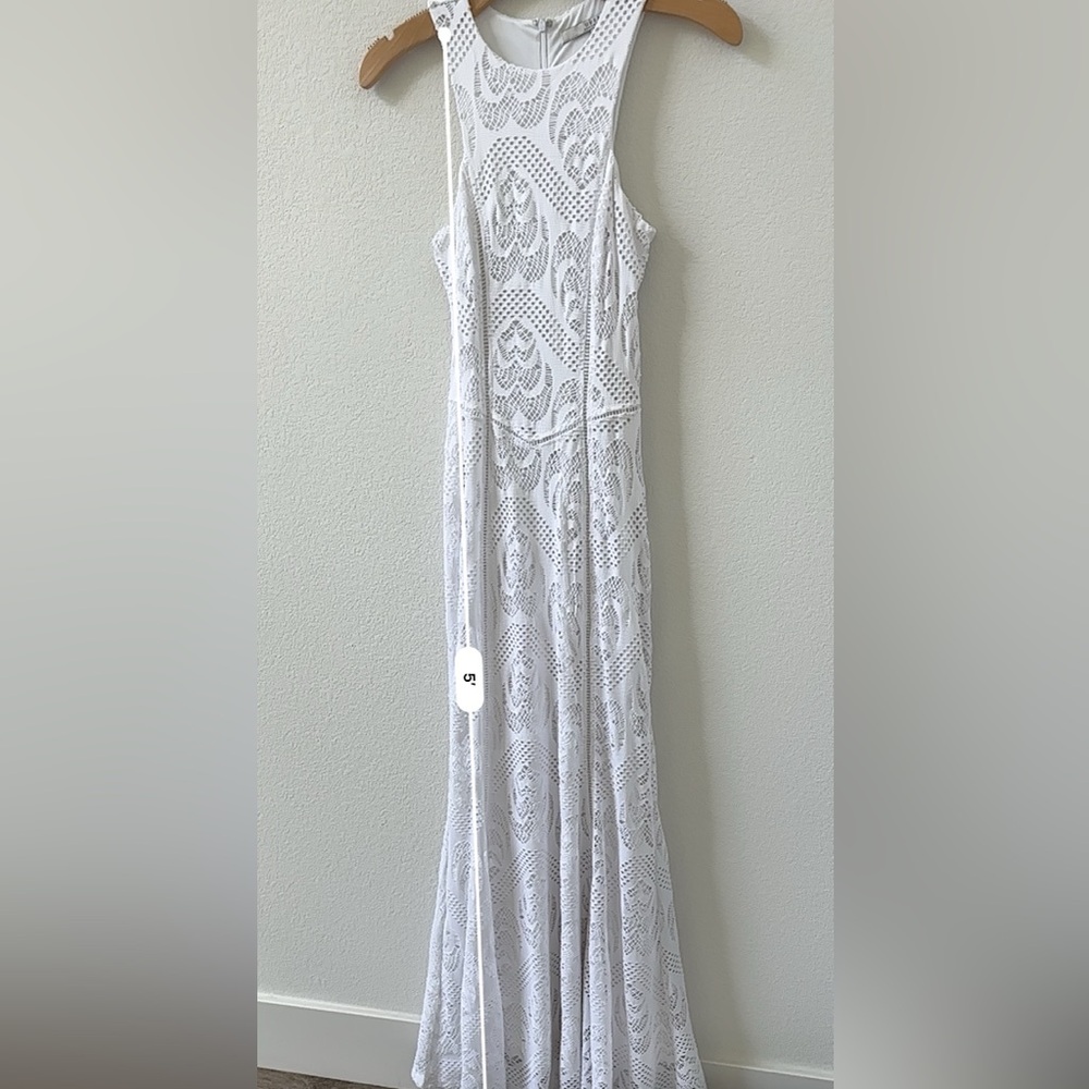 Guess Ivory Crochet Dress